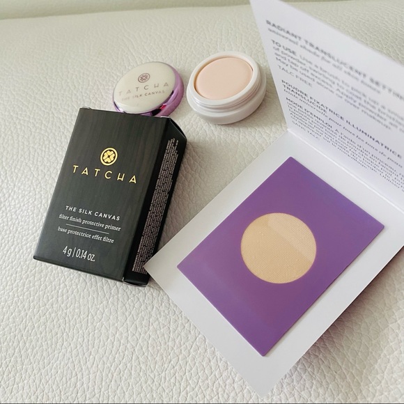 Tatcha The Silk Canvas Primer Mini + Powder Sample - Picture 2 of 3